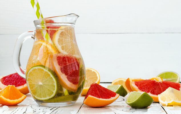 citrus infused water