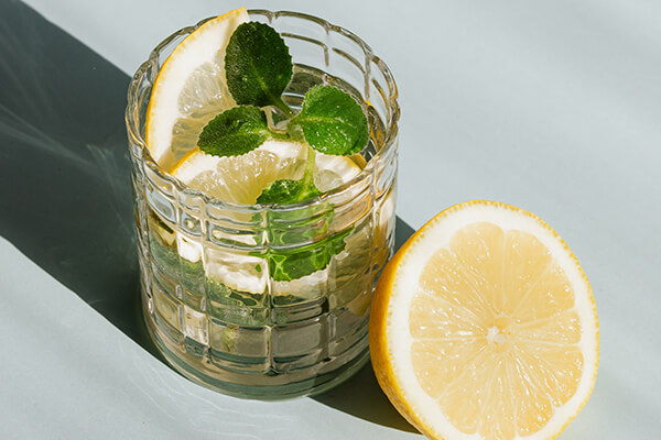 lemon infused water