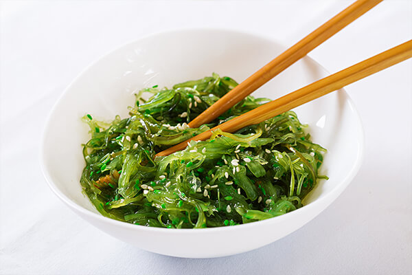 bowl of seaweed